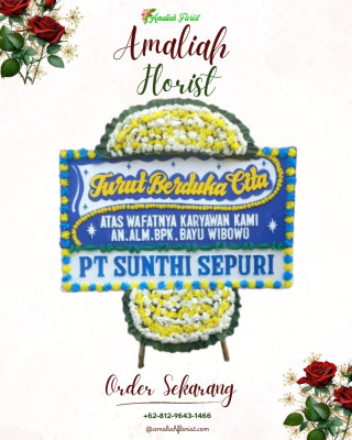 Papan Bunga Duka di Tanjungmulya