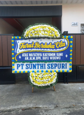 Papan Bunga Duka di Tanjungmulya