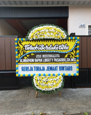 Papan Bunga Duka di Tanjungmulya