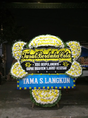 Papan Bunga Duka di Tanjungmulya